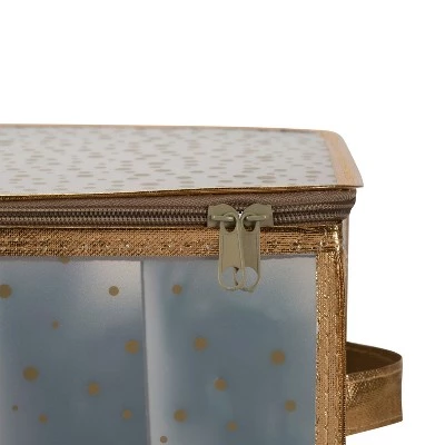 Ornament Storage Organizer Holds 64 2.25in Ornaments Gold- Simplify 6 Ornament Storage Organizer Holds 64 2.25in Ornaments Gold- Simplify - Image 4