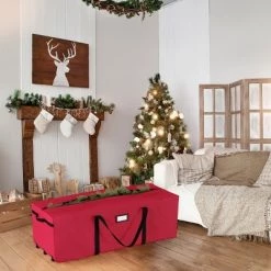 Hastings Home Rolling Christmas Tree Canvas Storage Bag - 67" x 28", Red 7 Hastings Home Rolling Christmas Tree Canvas Storage Bag - 67" x 28", Red -Christmas Storage Sales GUEST d7087c14 0700 4738 b890 eb12559b5027