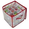 Ornament Storage Organizer Holds 64 2.25in Ornaments Red - Simplify 1 Ornament Storage Organizer Holds 64 2.25in Ornaments Red - Simplify -Christmas Storage Sales GUEST d8e3b104 e93f 45f5 9b21 c118cea95f3d