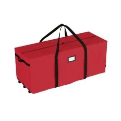 Hastings Home Rolling Christmas Tree Storage Bag - Red -Christmas Storage Sales GUEST df0738ba ec7b 4a8d b318 028f39de0e6d