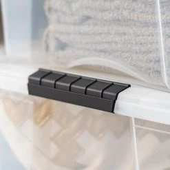 IRIS USA Plastic Storage Bin with Lid and Secure Latching Buckles -Christmas Storage Sales GUEST e32ca077 14a5 472b b24a 3e67d884882a