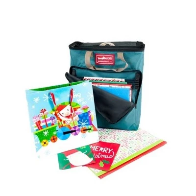 Northlight 22" Green Tissue and Gift Wrapping Paper Christmas Storage Bag 6 Northlight 22" Green Tissue and Gift Wrapping Paper Christmas Storage Bag - Image 4