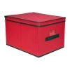 Northlight 16" Red Collapsible Christmas Decoration Storage Box with Handel 1 Northlight 16" Red Collapsible Christmas Decoration Storage Box with Handel -Christmas Storage Sales GUEST e9600b18 cb12 4463 8fbf 4bc85e20e9fd
