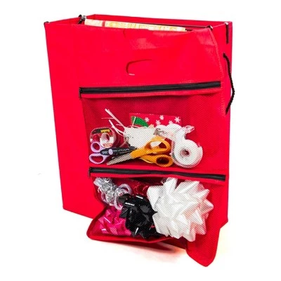 TreeKeeper Gift Bag and Tissue Paper Storage Box Red 5 TreeKeeper Gift Bag and Tissue Paper Storage Box Red - Image 3