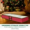 OSTO 2-Pack Underbed Accessory Bag Holds Various Holiday Accessories Such as Stocking, Blanket, and Comforters; Bag Is of Clear PVC And Non-Woven Fabric, Has Dual Zipper, and 2 Hand Grips -Christmas Storage Sales GUEST e9dcf4b7 afb7 4fa9 9e6b f9cbf6543b1e