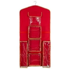 Holiday Hanging Gift Wrap Organizer with 4 Front Pockets - Simplify -Christmas Storage Sales GUEST ed796d4b 8d28 4668 9bfd 73472fb4aae2