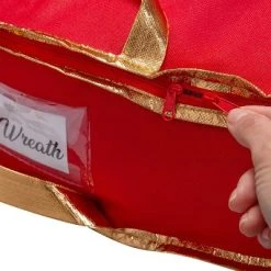 24in Wreath Bag with Window Red - Simplify -Christmas Storage Sales GUEST f6599086 139e 4e20 aef2 274ad18f3989