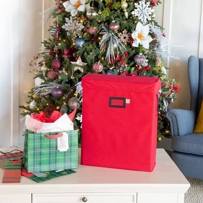 TreeKeeper Gift Bag and Tissue Paper Storage Box Red 8 TreeKeeper Gift Bag and Tissue Paper Storage Box Red - Image 6