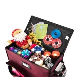 Gift Bag Organizer-20" Storage Tote with 4 Pockets for Wrap, Tissue Paper, Ribbon, Boxes & Cards-Christmas, Birthday by Hastings Home (Red) 8 Gift Bag Organizer-20" Storage Tote with 4 Pockets for Wrap, Tissue Paper, Ribbon, Boxes & Cards-Christmas, Birthday by Hastings Home (Red) -Christmas Storage Sales GUEST f9153260 ac84 428c a08d 7b7122a42605