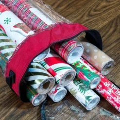 TreeKeeper Santa's Wrapping Paper Storage Tube -Christmas Storage Sales GUEST fafd09d7 94a1 46f3 b876 2ef97e75eb13