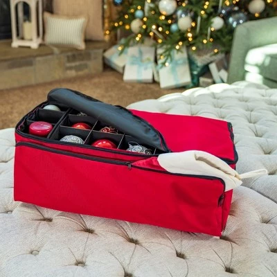 Northlight 3-Tray Christmas Ornament Pro Storage Bag - Holds up to 72 Ornaments 8 Northlight 3-Tray Christmas Ornament Pro Storage Bag - Holds up to 72 Ornaments - Image 6